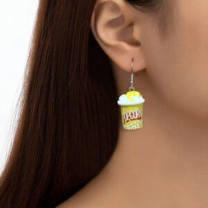 Popcorn and a movie Earrings